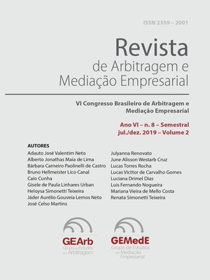cover image of Revista de Arbitragem e Mediação Empresarial